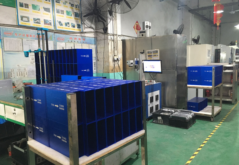 LED料盒產(chǎn)品加工車(chē)間實(shí)拍圖